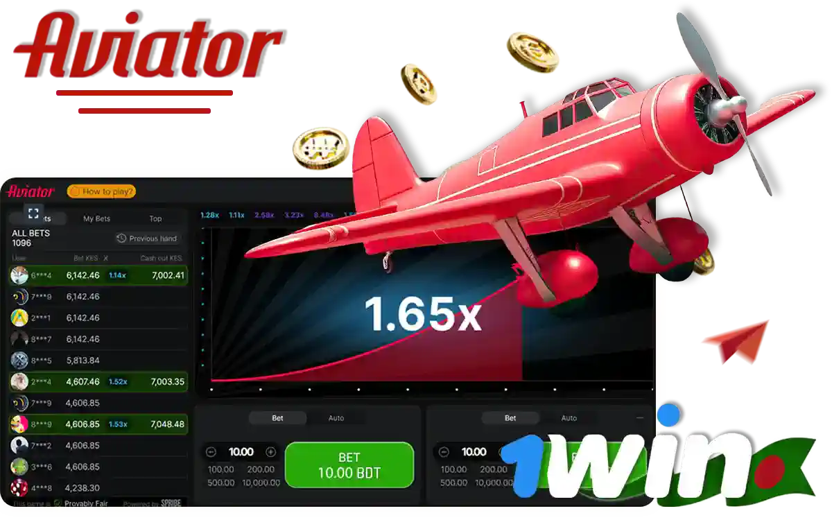 1win Aviator game in Bangladesh