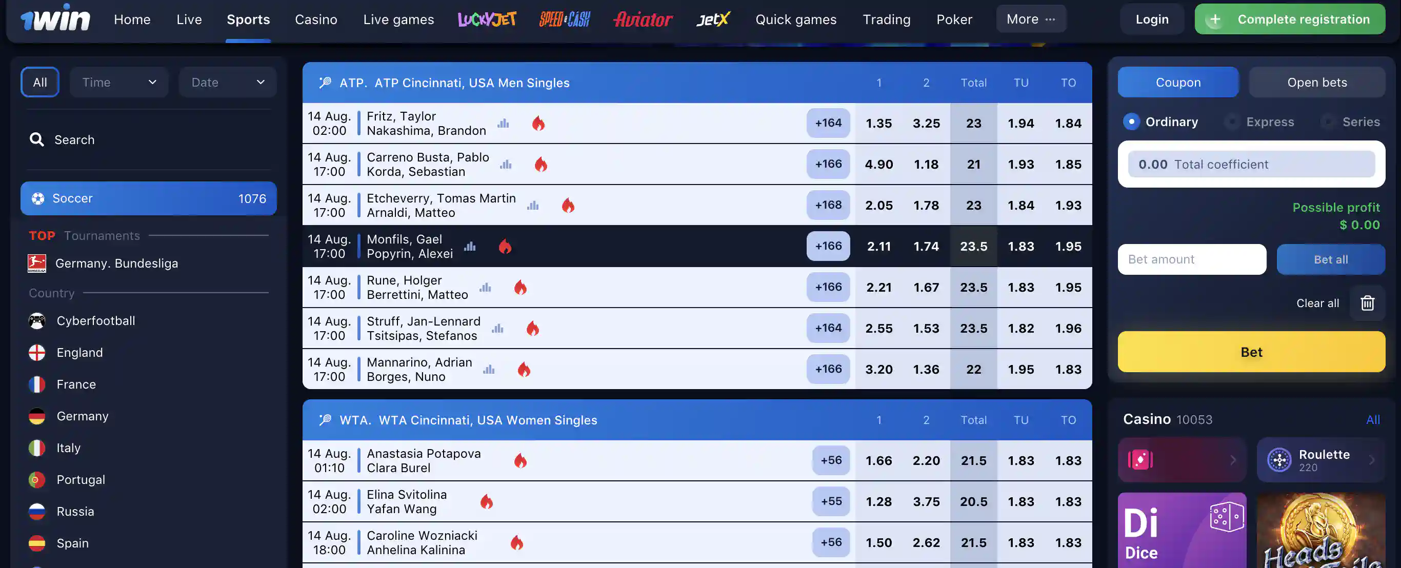 1win bettig options in Bangladesh 1win bettig options in Bangladesh